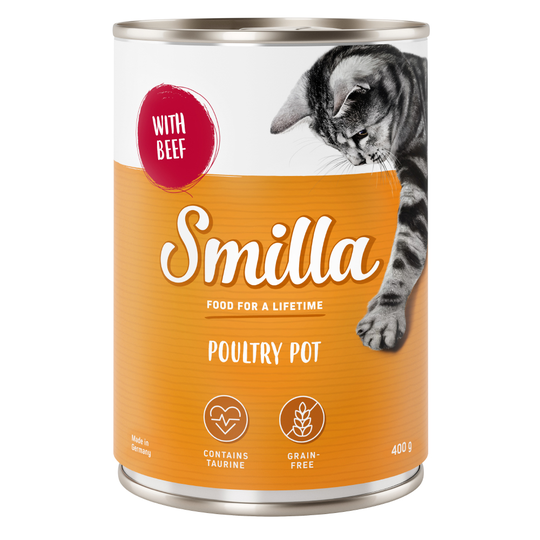 Smilla-siipikarjapata 6 x 400 g - siipikarja & nauta