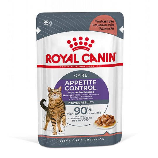 36 + 12 kaupan päälle! 48 x 85 g Royal Canin -kissanruokaa - Appetite Control in Gravy
