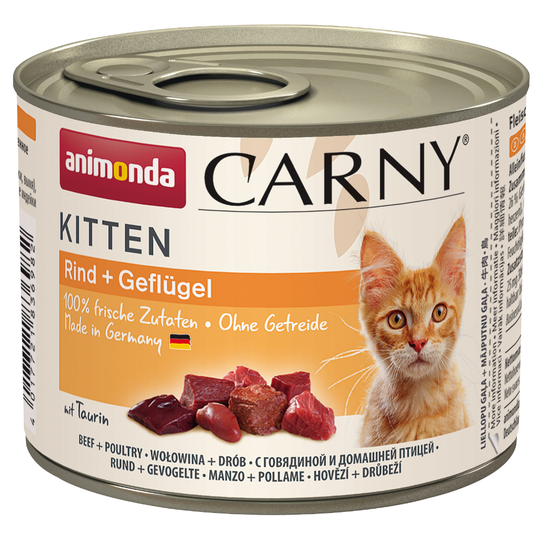 Animonda Carny Kitten 200 g - nauta & siipikarja