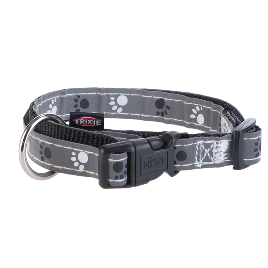 Trixie Silver Reflective Paws -heijastinpanta - S-M-koko: kaulanympärys 30 - 45 cm, leveys 15 mm