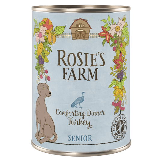Rosie's Farm Senior 6 x 400 g - Senior: kalkkuna