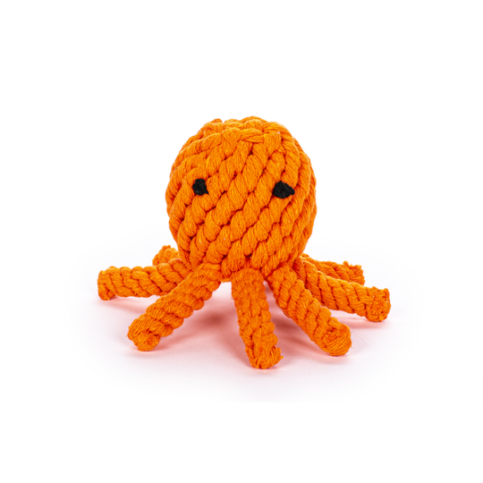 TIAKI-koiranlelu mustekala - n. Ø 12 x K 7 cm