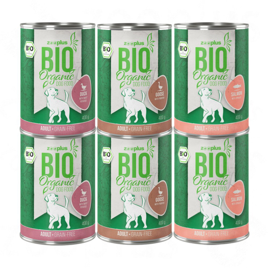 zooplus Bio - viljaton sekoituspaketti - 6 x 400 g