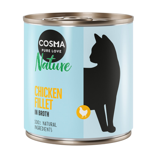 6 x 280 g Cosma Nature erikoishintaan! - kanafilee