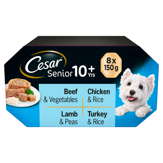 Cesar Senior 10+ -lajitelma - 24 x 150 g