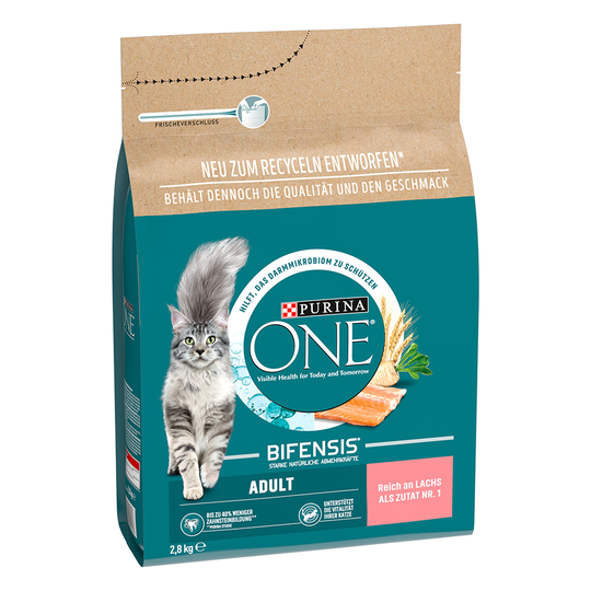 Purina ONE Adult Salmon & Whole Grain Cereals - 2,8 kg