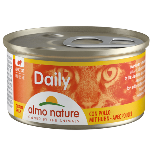 Almo Nature Daily Menu -säästöpakkaus 24 x 85 g - kanamousse