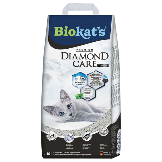 Biokat´s Diamond Care Classic -kissanhiekka - säästöpakkaus: 2 x 10 l