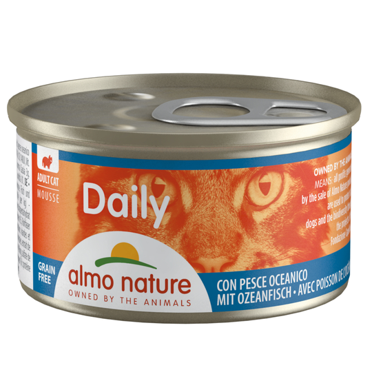 Almo Nature Daily Menu -säästöpakkaus 24 x 85 g - merikalamousse