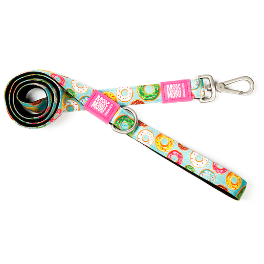 Max & Molly Donuts -talutushihna - XS-koko: pituus 120 cm, leveys 10 mm