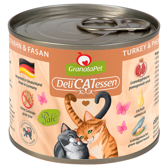 Granatapet DeliCatessen 6 x 200 g - kalkkuna & fasaani