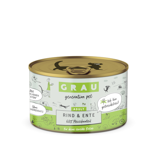 Grau Adult, viljaton 6 x 200 g - nauta & ankka