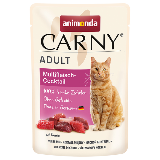 Animonda Carny Pouch 12 x 85 g - lihalajitelma