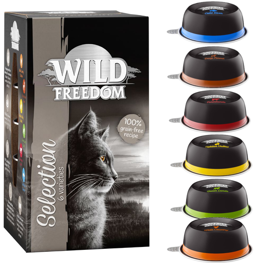 Wild Freedom Adult -rasiat 6 x 85 g - monta makua