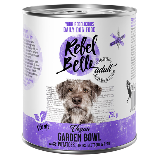 Rebel Belle Adult Vegan Garden Bowl - vegaaninen 6 x 750 g
