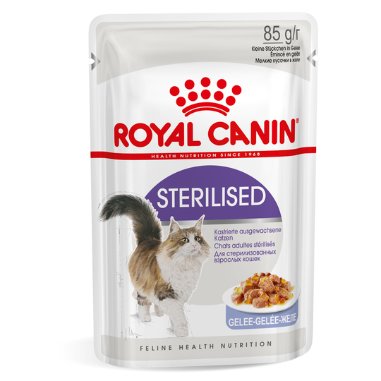 Royal Canin -suursäästöpakkaus 96 x 85 g - Sterilised in Jelly