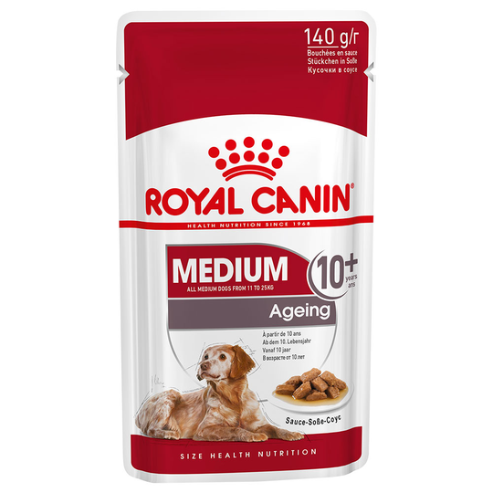 Royal Canin Medium Ageing in Gravy - 10 x 140 g