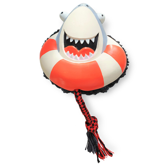 Max & Molly Frenzy the Shark -koiranlelu - P 28 x L 16,5 x K 6,2 cm