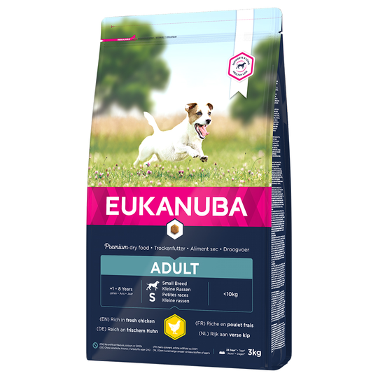 Eukanuba Breed Specific -koiranruokaa erikoishintaan! - 3 kg Adult Small Breed Chicken