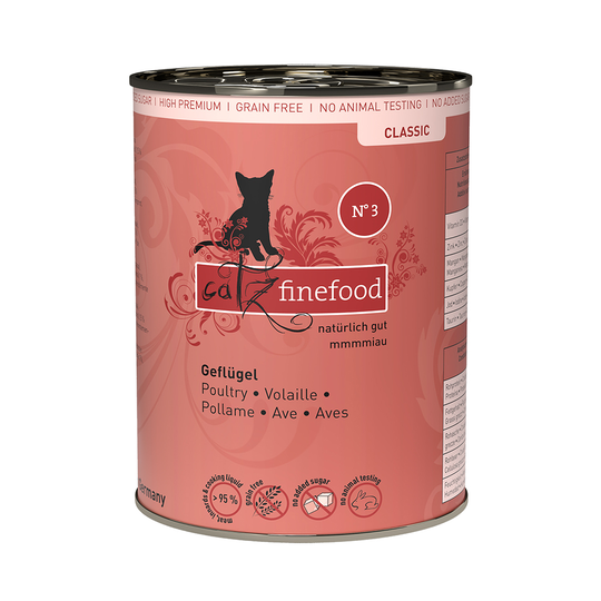 catz finefood -purkkiruoka 6 x 400 g - siipikarja