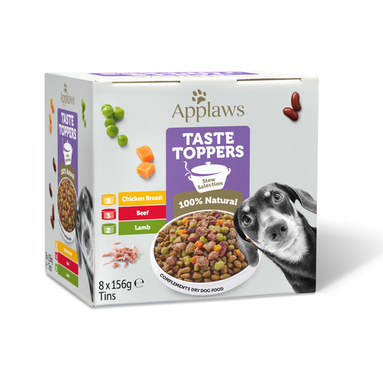 Applaws Taste Toppers -kokeilupakkaus 8 x 156 g - pata kokeilupakkaus