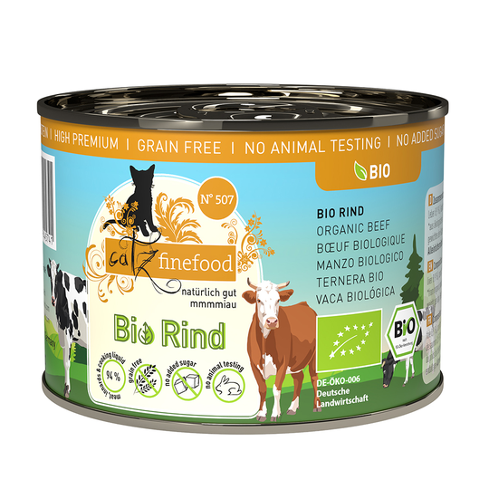 Catz finefood Luomu 6 x 200 g - No.507 luomunauta