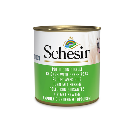 Schesir-koiranruoka 6 x 285 g - kana & herne