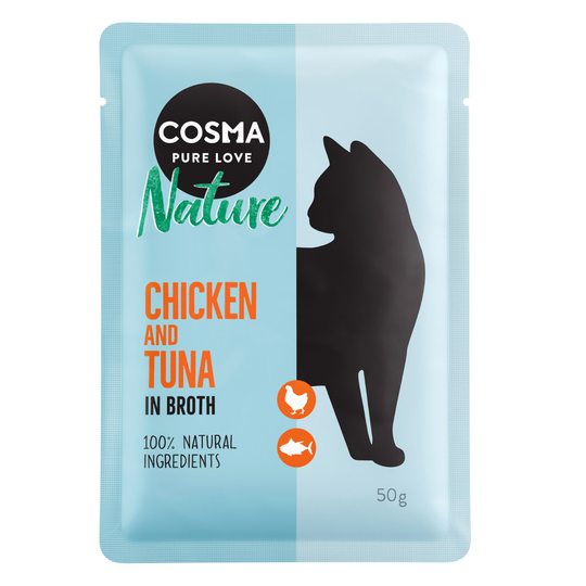 Cosma Nature Pouch 6 x 50 g - kananrinta & tonnikala