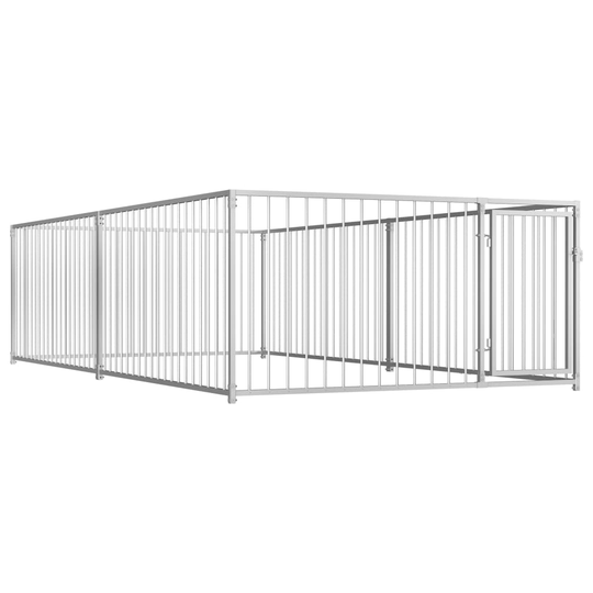 vidaXL Koiran ulkohäkki 200x400x100 cm