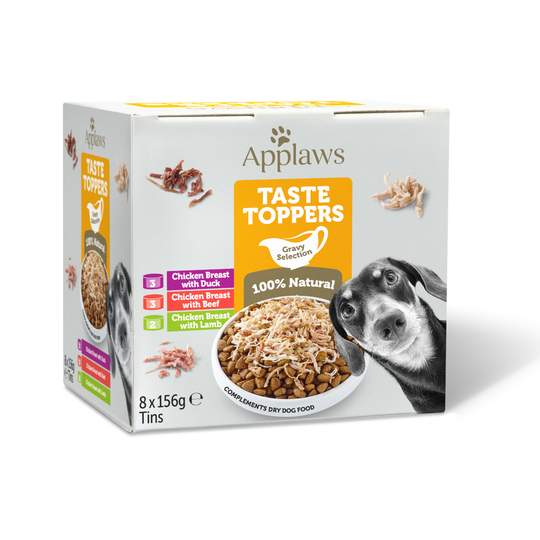 Applaws Taste Toppers -kokeilupakkaus 8 x 156 g - kastike kokeilupakkaus