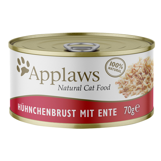 Applaws in Broth -kissanruoka 6 x 70 g - kana & ankka