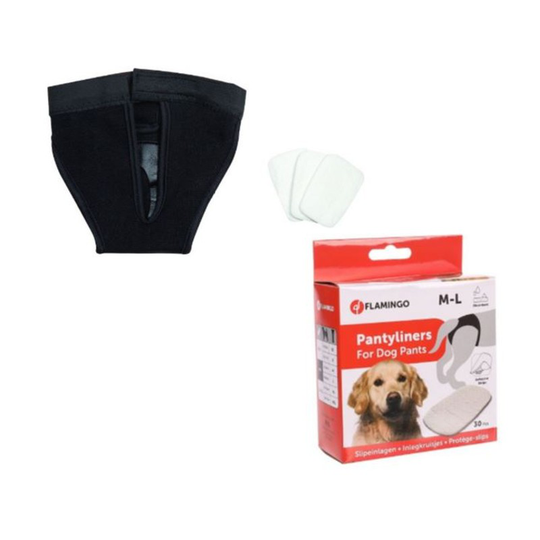 Flamingo -1x Pants female Alexis M + 30 x liners ( bundle)