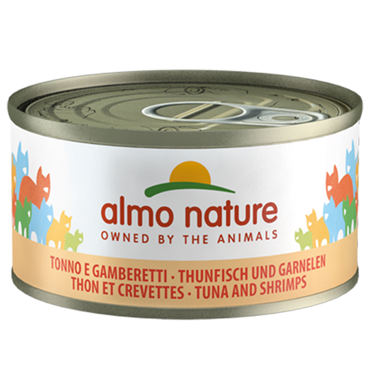 Almo Nature 6 x 70 g - tonnikala & katkarapu