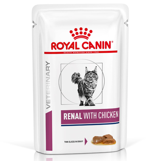 Royal Canin Veterinary -säästöpakkaus 48 x 100 g / 85 g - Renal Chicken (48 x 85 g)