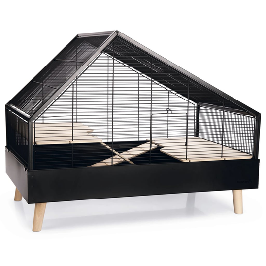 Beeztees Jyrsijän häkki Ayaz 78x48x61 cm musta