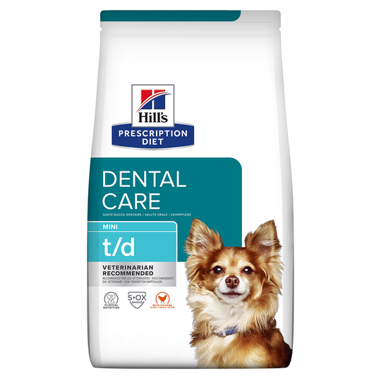 Hill´s Prescription Diet Canine t/d Dental Care Mini - kana - 3 kg