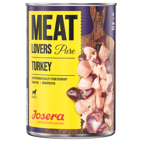 Josera Meatlovers Pure 12 x 800 g - kalkkuna
