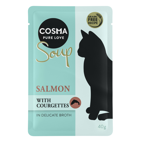 Cosma Soup 12 x 40 g - lohi & kesäkurpitsa