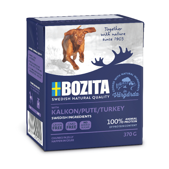 Bozita Chunks in Jelly 6 x 370 g - kalkkuna