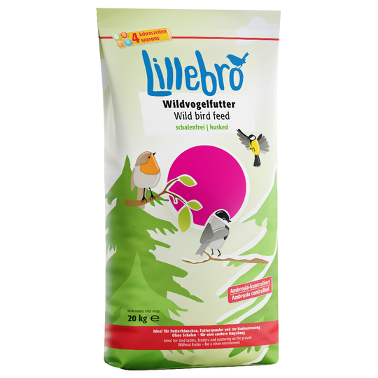 Lillebro-linnunruoka, kuorittu - 20 kg