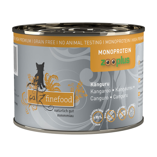 catz finefood Monoprotein zooplus 6 x 200 g - kenguru