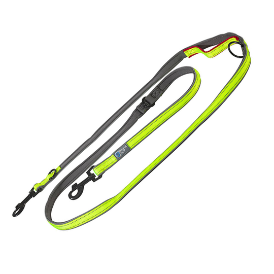 ArmoredTech Dog Control -talutushihna, neonvihreä - 220 cm pituus, 15 mm leveys