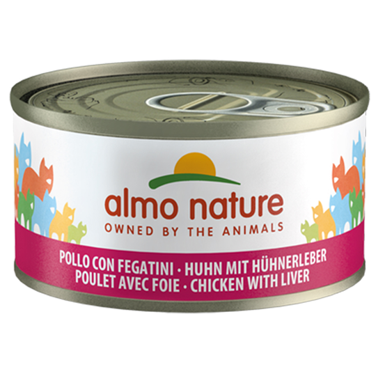 Almo Nature 6 x 70 g - kana & maksa