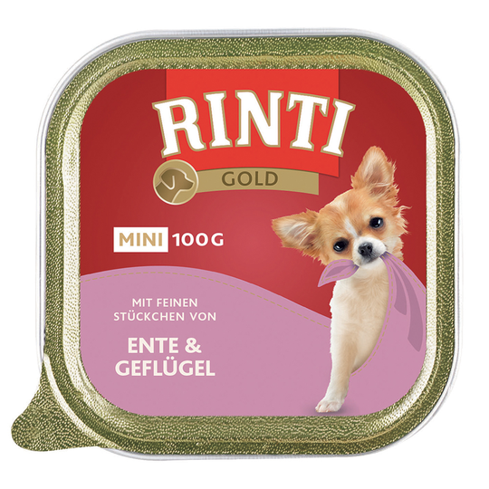 RINTI Gold Mini 6 x 100 g - ankka & siipikarja