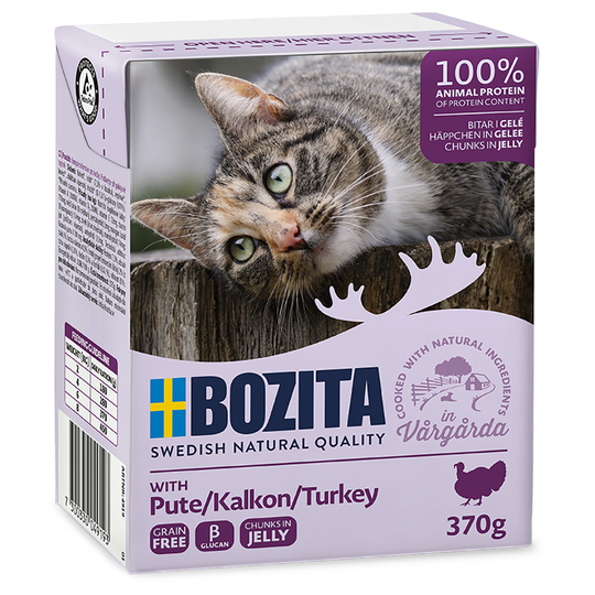 Bozita Chunks -säästöpakkaus 48 x 370 g - in Jelly: ankka