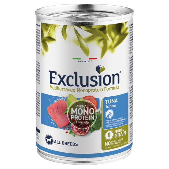 Exclusion Mediterraneo Adult 12 x 400 g - Tuna