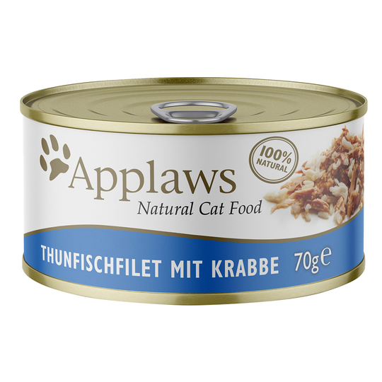 Applaws in Broth -kissanruoka 6 x 70 g - tonnikala & rapu