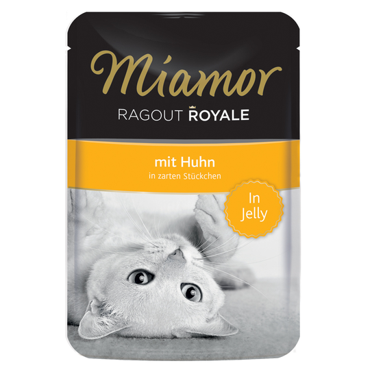 Miamor Ragout Royale in Gravy tai Jelly 22 x 100 g - kana, in Jelly