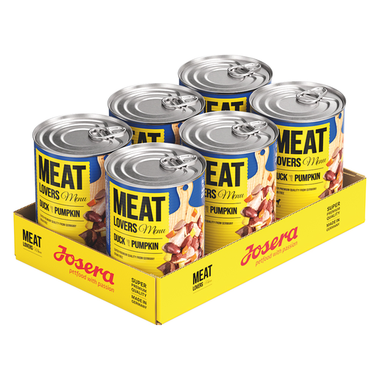 Josera Meatlovers Menü 6 x 400 g - ankka & kurpitsa