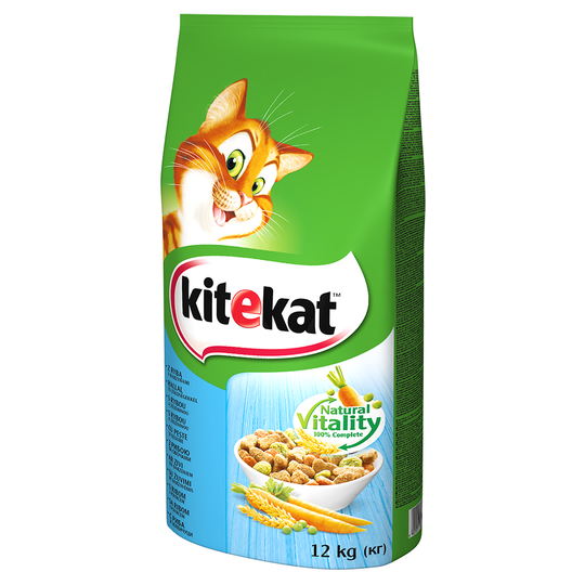 Kitekat Adult Fish & Vegetables - 12 kg